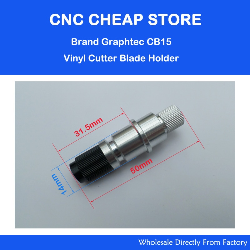 Graphtec 커팅 비닐 커터 플로터 cb15 도구 용 1 pc 나이프 블레이드 홀더 무료 배송